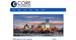 Desktop Screenshot of corecontrolsdfw.com