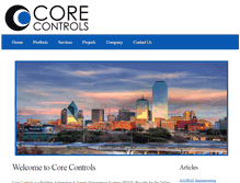 Tablet Screenshot of corecontrolsdfw.com